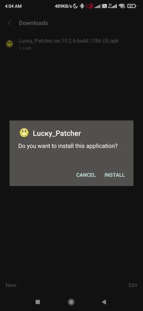 install lucky patcheron andriod