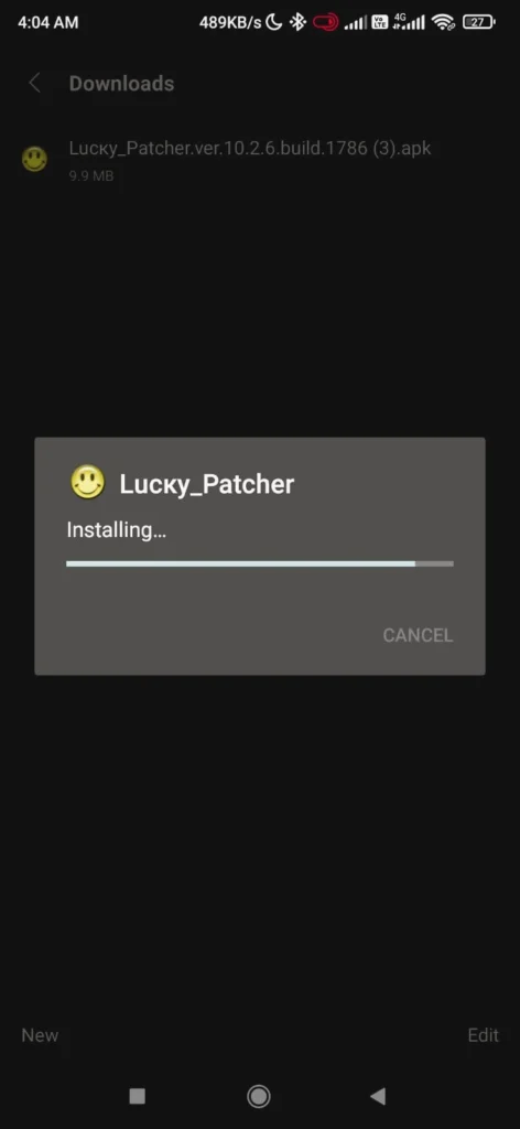 installing lucky patcher on andriod